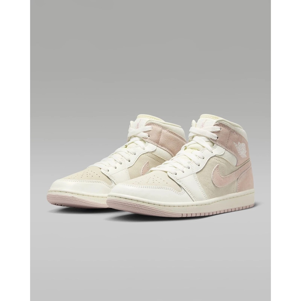 12W / 10.5M - [NEW] Women's Air Jordan 1 Mid Shoes 'Cocunut Milk' FQ1926-161